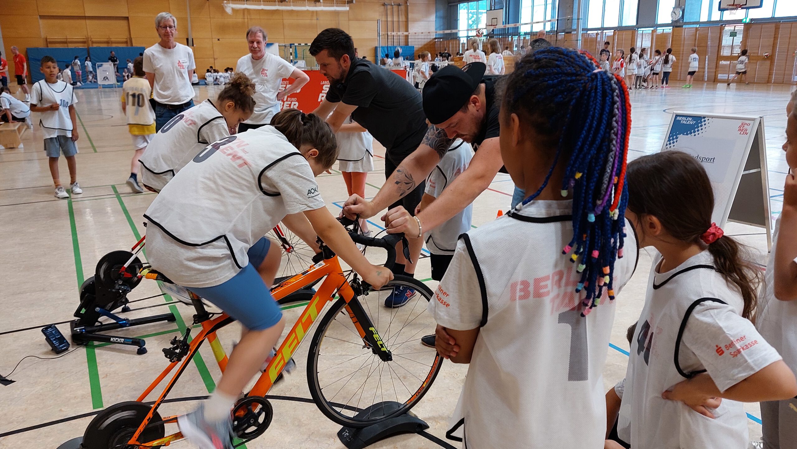 Auf dem Fahrradergometer beim Radsport