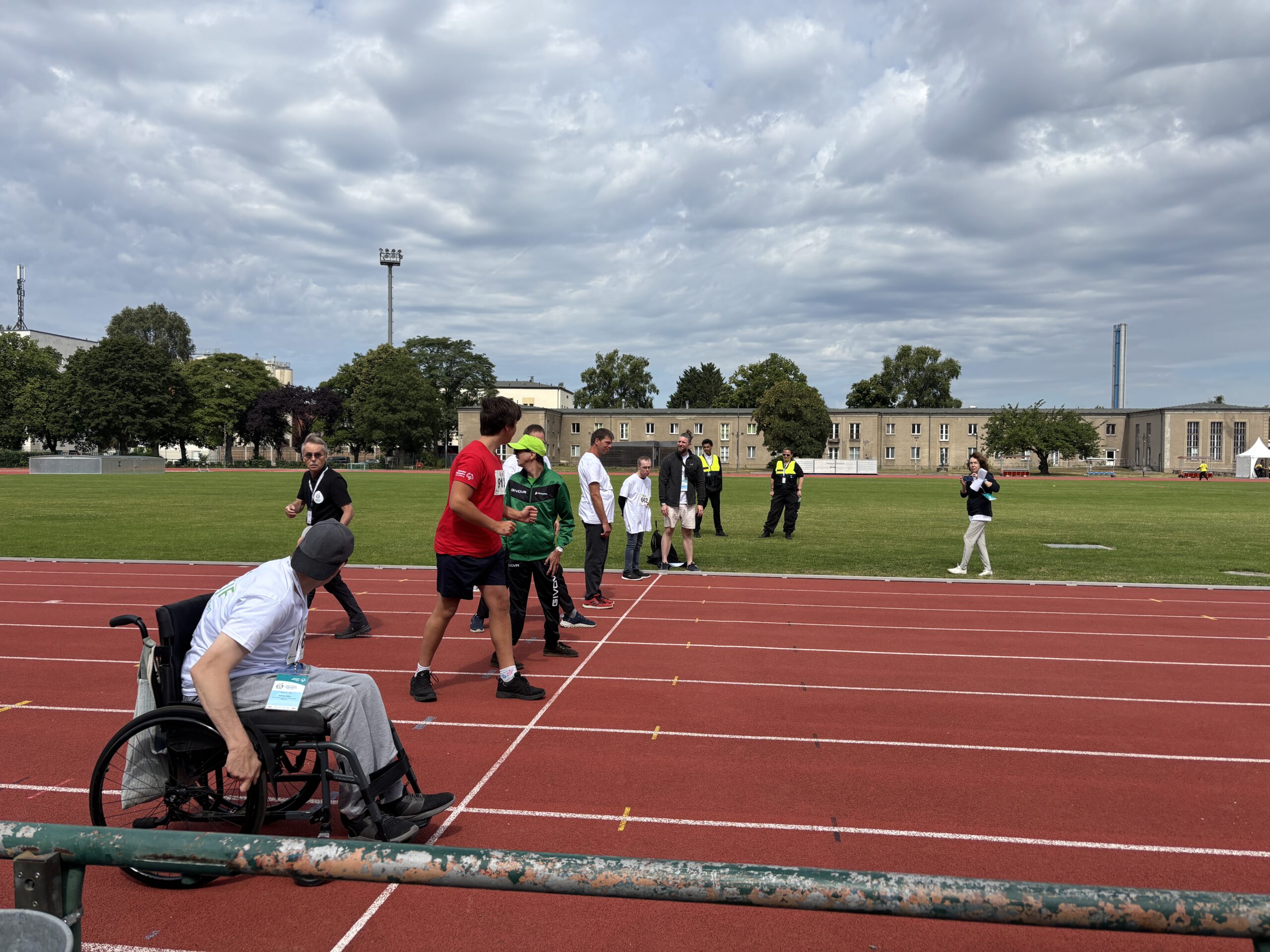 Leichtathletik-Wettbewerbe im Leichtathletik-Stadion im Sportforum