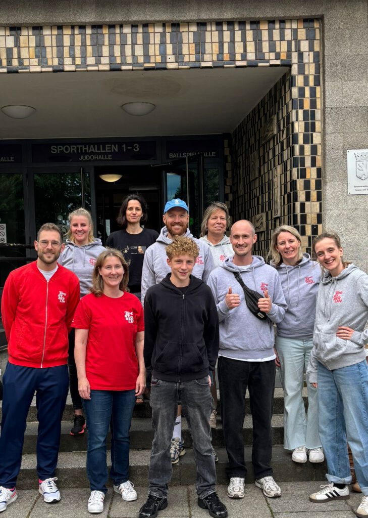 Teamausflug Special Olympics Landesspiele 2025 vor der Judohalle